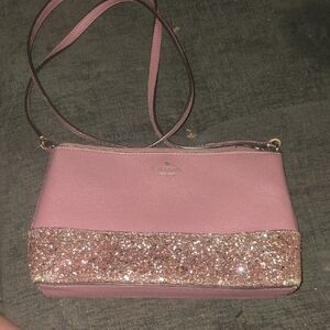 Kate Spade Rose Glitter Crossbody Bag